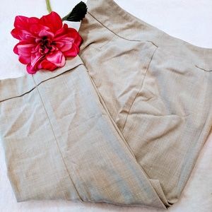 Tribella 10 tan cropped pants slacks women